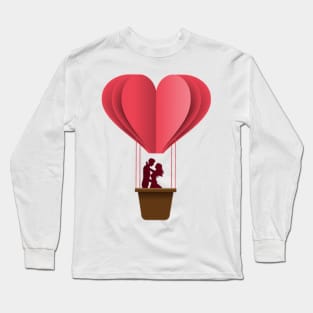 flying heart | valentine gift Long Sleeve T-Shirt